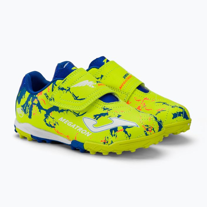 Buty piłkarskie dziecięce Joma Megatron Jr TF lemon fluor 4
