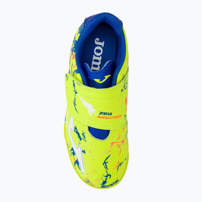 Buty piłkarskie dziecięce Joma Megatron Jr TF lemon fluor 6