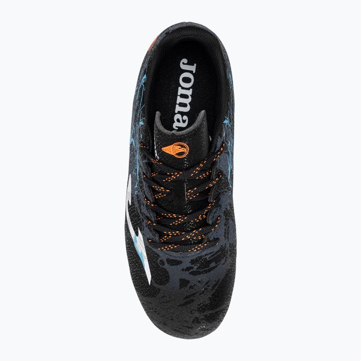 Buty piłkarskie dziecięce Joma Super Copa Jr AG black/turquoise 6