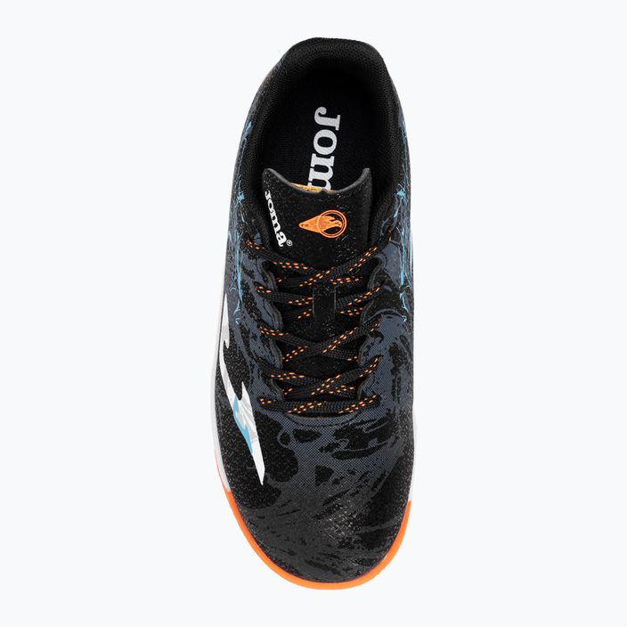 Buty piłkarskie dziecięce Joma Super Copa Jr IN black/turquoise 6