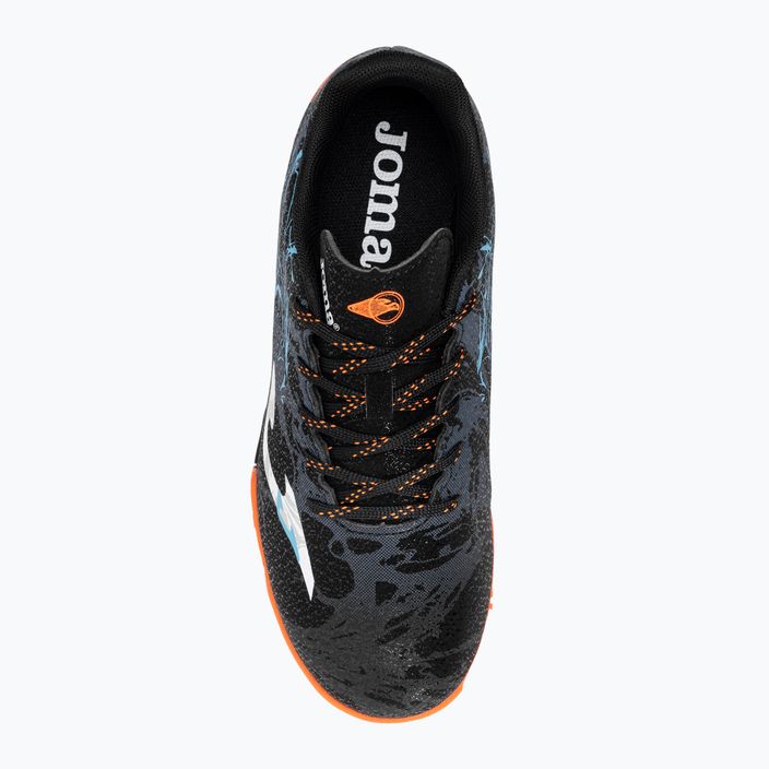 Buty piłkarskie dziecięce Joma Super Copa Jr TF black/turquoise 6