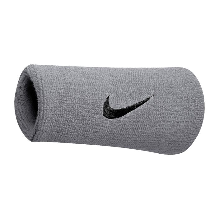 Frotka na nadgarstek Nike Swoosh Doublewide Wristbands grey 3