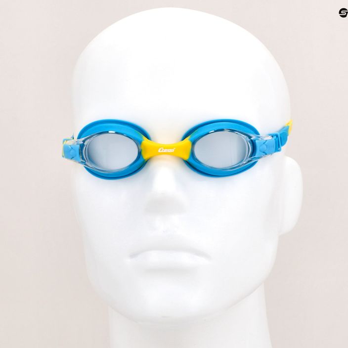 Okulary do pływania dziecięce Cressi Dolphin 2.0 azure/yellow 7