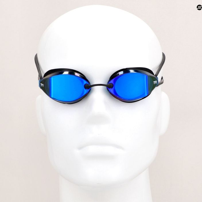 Okulary do pływania TYR Tracer-X Racing Mirrored blue/black 9