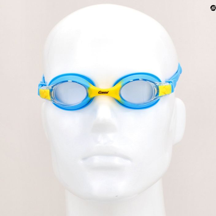 Okulary do pływania dziecięce Cressi Dolphin 2.0 blue/yellow 7