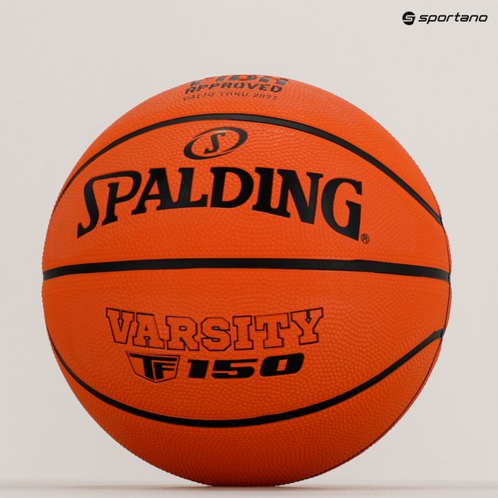 Piłka do koszykówki Spalding TF-150 Varsity Logo FIBA pomarańczowa 5