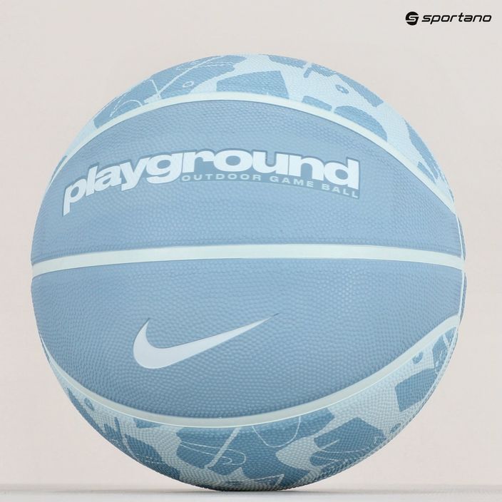 Piłka do koszykówki Nike Everyday Playground 8P Graphic Deflated celestine blue/white rozmiar 6 5