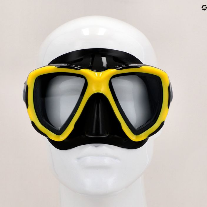 Maska do snorkelingu Mares Trygon yellow/black 9