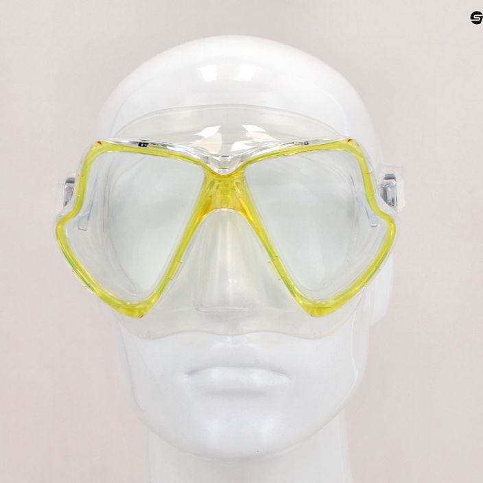 Maska do snorkelingu Mares Wahoo yellow/clear 8