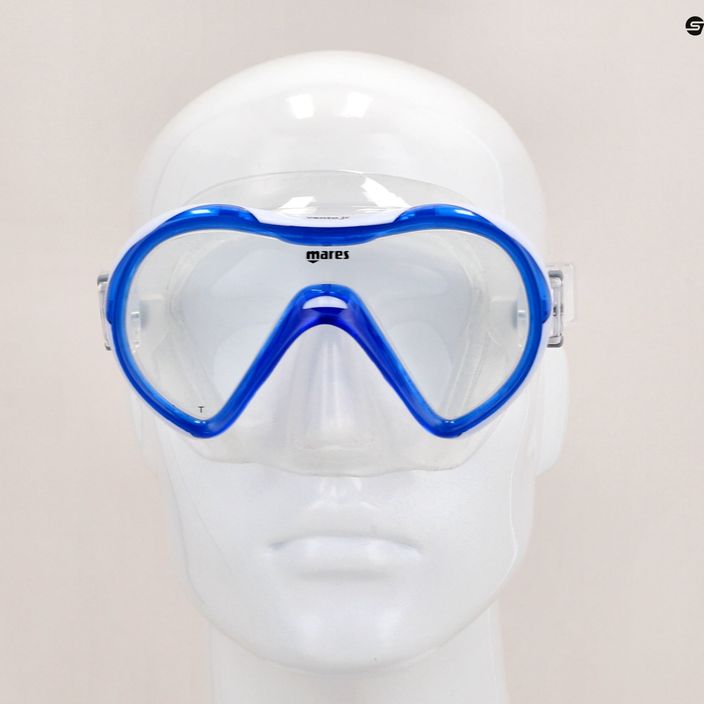 Maska do snorkelingu dziecięca Mares Vento SC clear/blue 8
