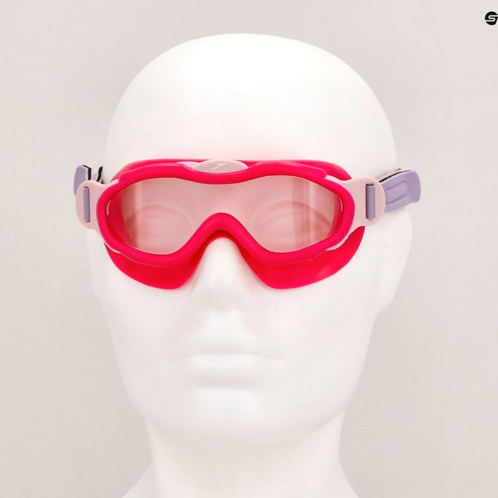 Maska do pływania dziecięca Speedo Sea Squad Mask Jr electric pink/miami lilac/blossom/clear 9