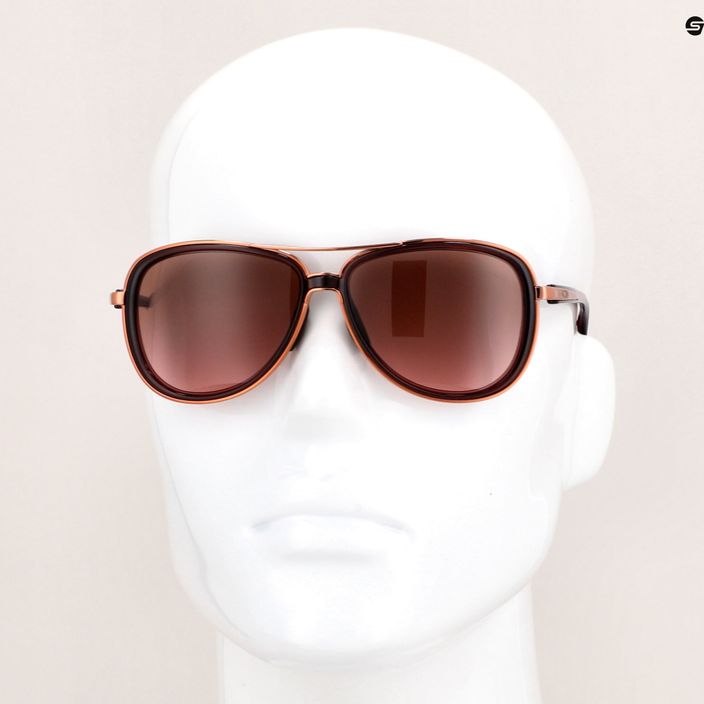 Okulary przeciwsłoneczne damskie Oakley Split Time crystal raspberry/black gradient 14