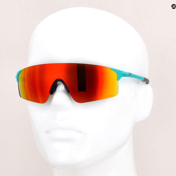 Okulary przeciwsłoneczne Oakley Evzero Blades matte celeste/prizm ruby 14