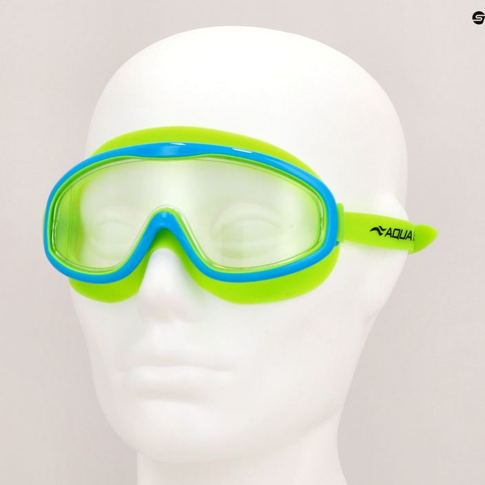 Maska do pływania dziecięca AQUA-SPEED Tivano JR niebieska/zielona 7