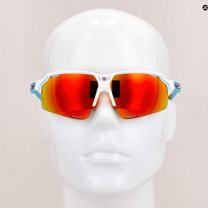 Okulary przeciwsłoneczne Rudy Project Deltabeat white emerald matte/multilaser orange 13