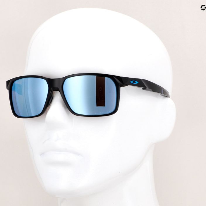 Okulary przeciwsłoneczne Oakley Portal X polished black/prizm deep water polarized 14