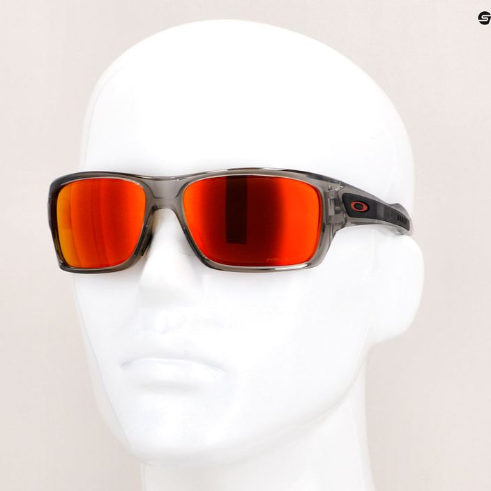 Okulary przeciwsłoneczne Oakley Turbine grey ink/prizm ruby polarized 14