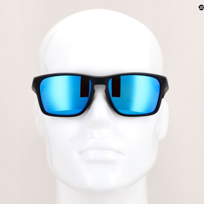 Okulary przeciwsłoneczne Oakley Sylas matte black/prizm sapphire polrized 14