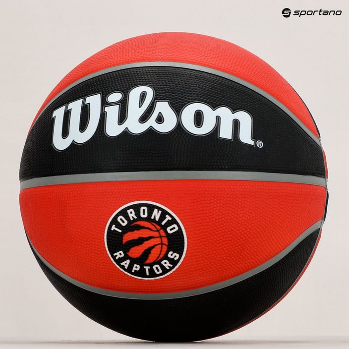 Piłka do koszykówki Wilson NBA Team Tribute Toronto Raptors red rozmiar 7 6
