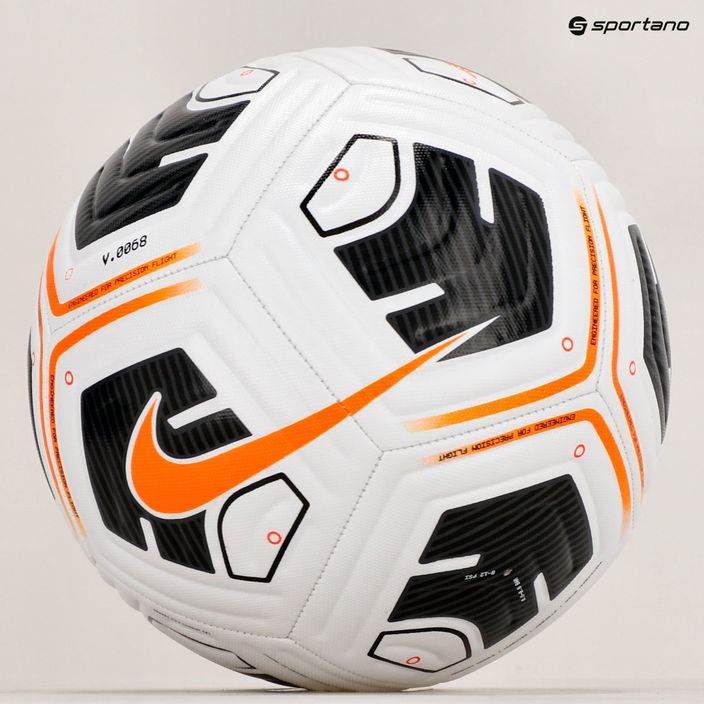 Piłka do piłki nożnej Nike Academy Team white/black/total orange rozmiar 5 5