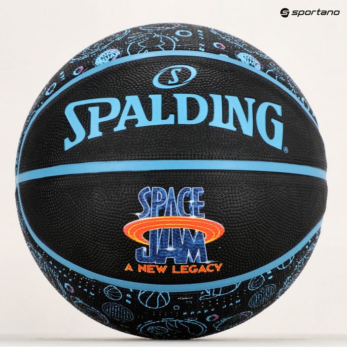 Piłka do koszykówki Spalding Tune Squad niebieska/czarna rozmiar 7 5