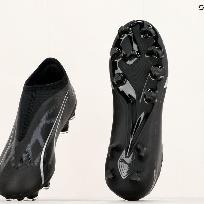 Buty piłkarskie dziecięce PUMA Ultra Match LL FG/AG puma black/asphalt 12