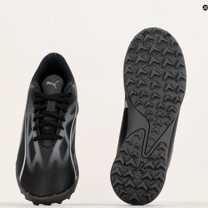 Buty piłkarskie dziecięce PUMA Ultra Play TT puma black/asphalt 18