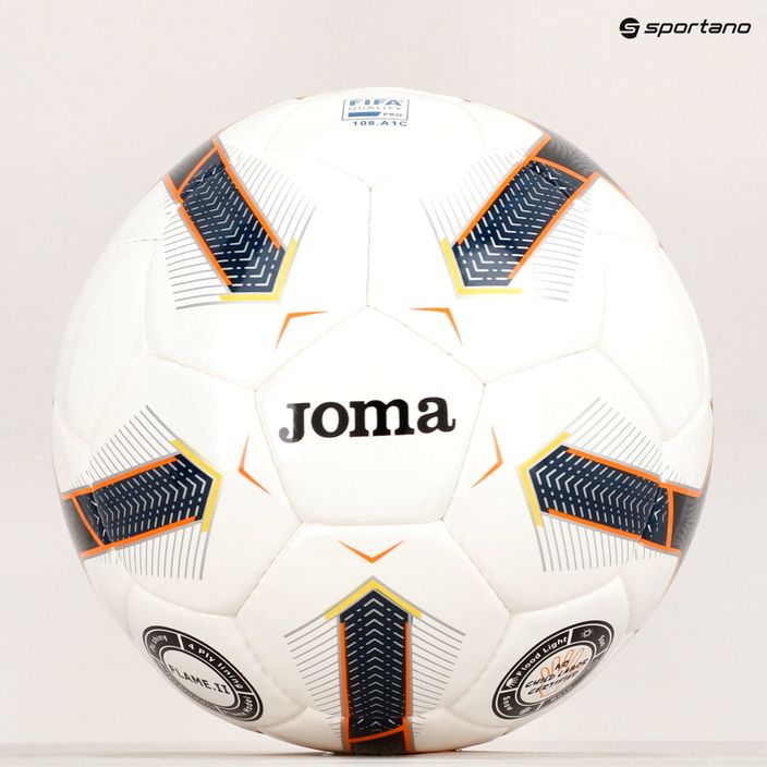 Piłka do piłki nożnej Joma Flame II FIFA PRO white rozmiar 5 5