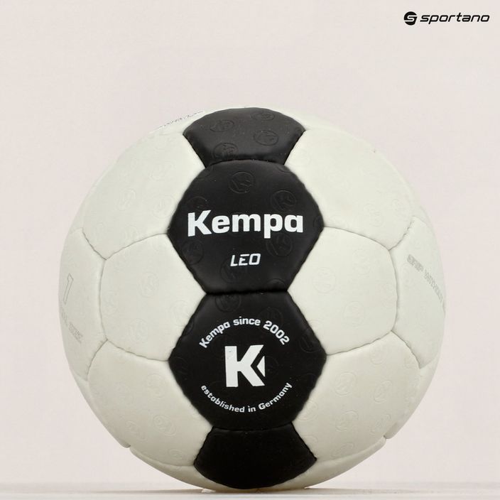 Piłka do piłki ręcznej Kempa Leo Black&White rozmiar 1 6