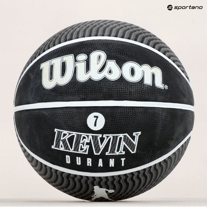 Piłka do koszykówki Wilson NBA Player Icon Outdoor Durant black rozmiar 7 10