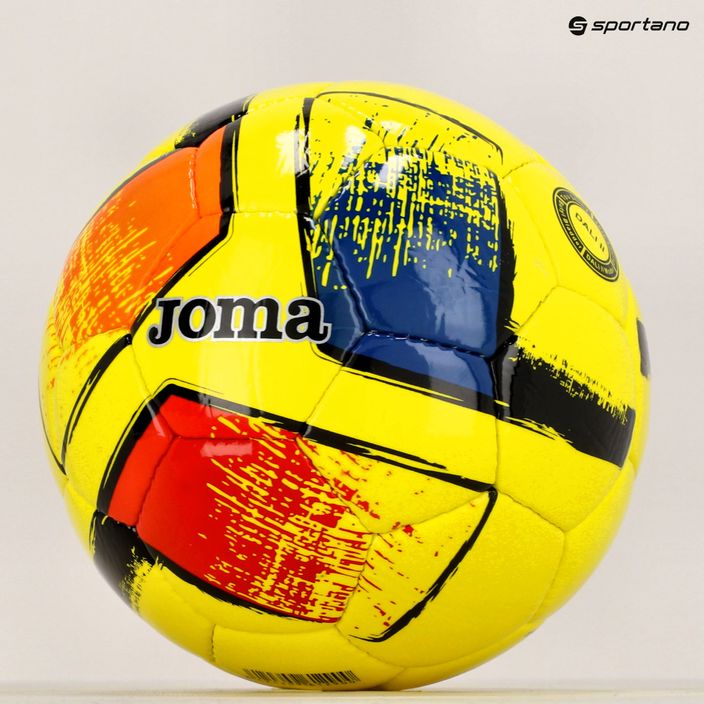 Piłka do piłki nożnej Joma Dali II fluor yellow rozmiar 5 5