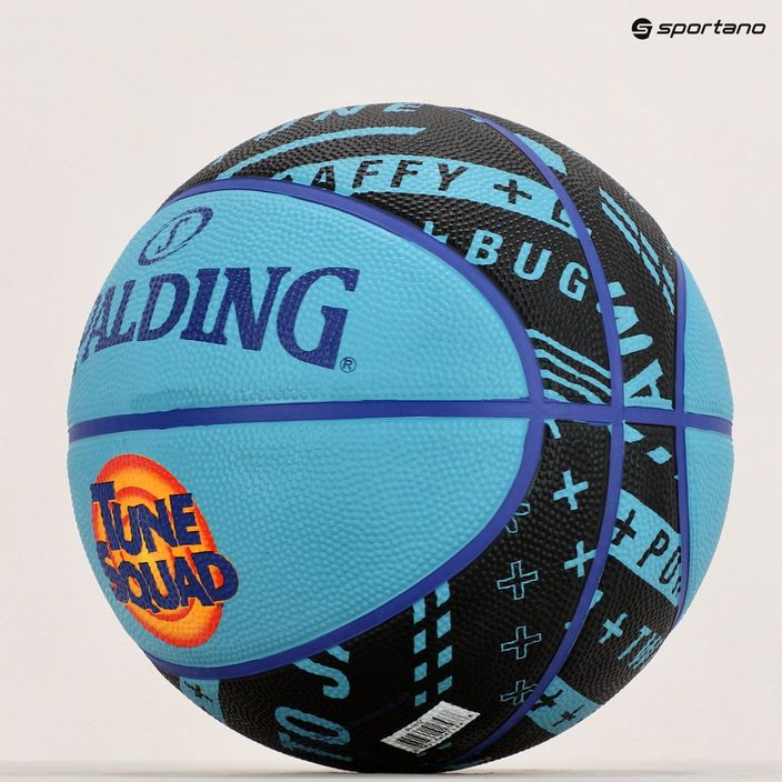 Piłka do koszykówki Spalding Space Jam Tune Squad Bugs niebieska/czarna rozmiar 5 5
