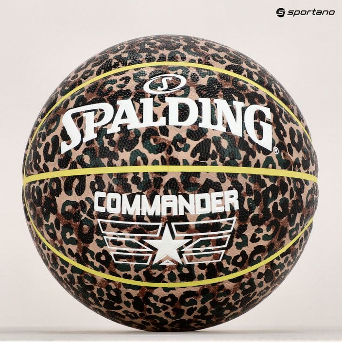 Piłka do koszykówki Spalding Commander pomarańczowa rozmiar 7 6