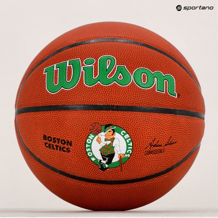 Piłka do koszykówki Wilson NBA Team Alliance Boston Celtics brown rozmiar 7 6