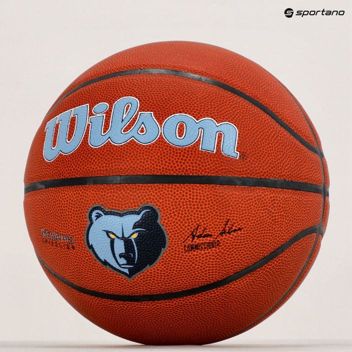 Piłka do koszykówki Wilson NBA Team Alliance Memphis Grizzlies brown rozmiar 7 7