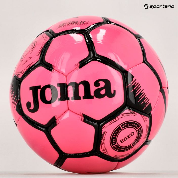 Piłka do piłki nożnej Joma Egeo fluor pink/black rozmiar 5 5
