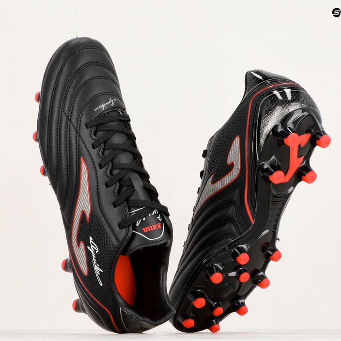 Buty piłkarskie męskie Joma Aguila FG black/red 17