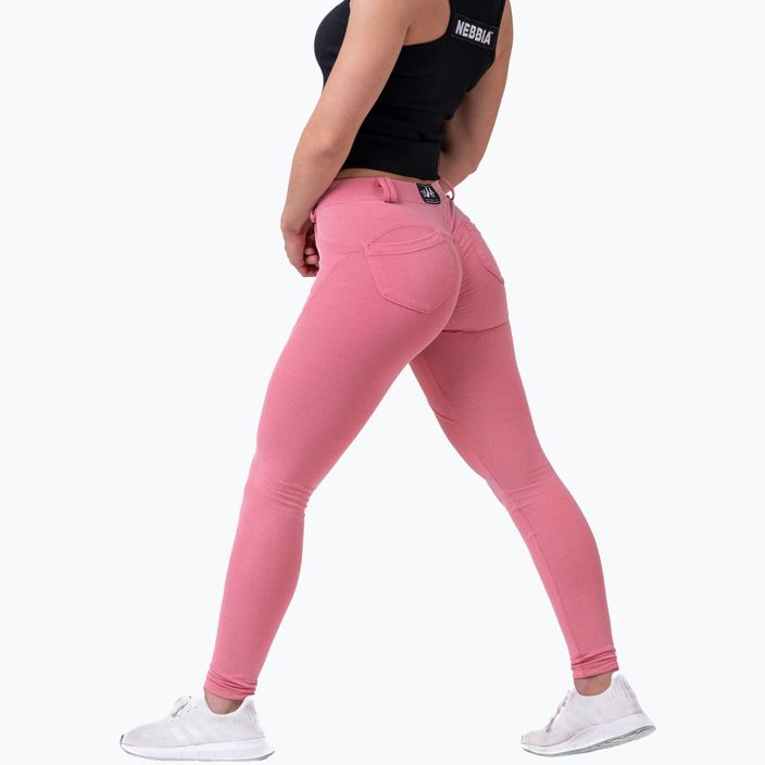 Spodnie treningowe damskie NEBBIA Dreamy Edition Bubble Butt pink 6