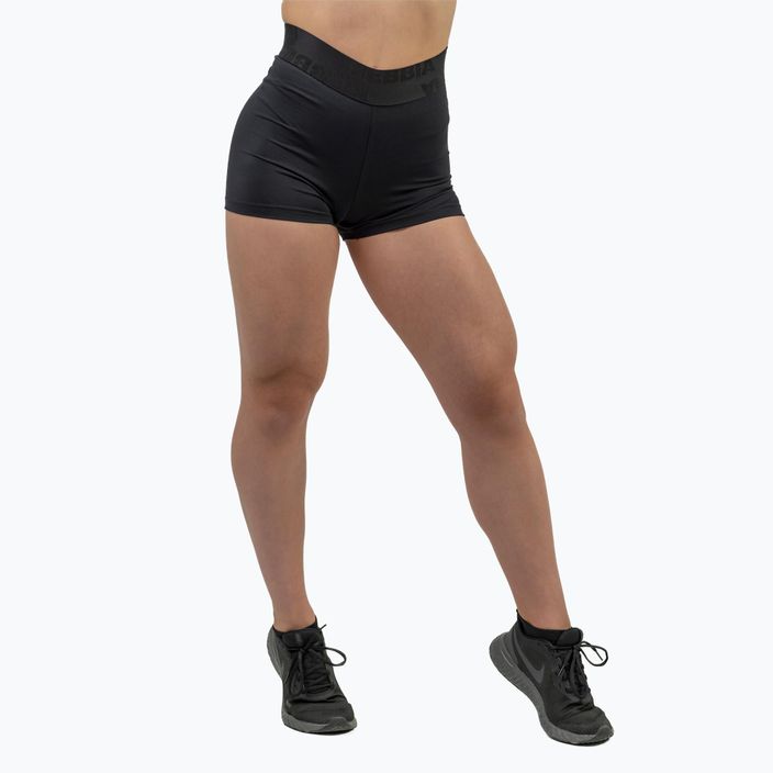 Spodenki treningowe damskie NEBBIA Intense Leg Day High-Waist black