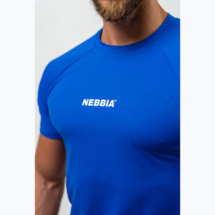 Koszulka treningowa męska NEBBIA Performance blue 5