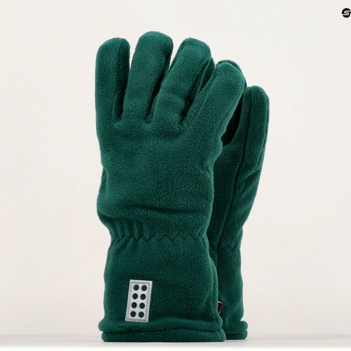 Rękawiczki zimowe dziecięce LEGO Lwazun 722 dark green 6