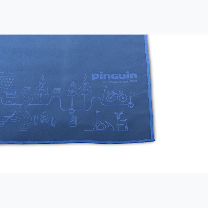 Ręcznik szybkoschnący Pinguin Micro Towel Map S blue 2