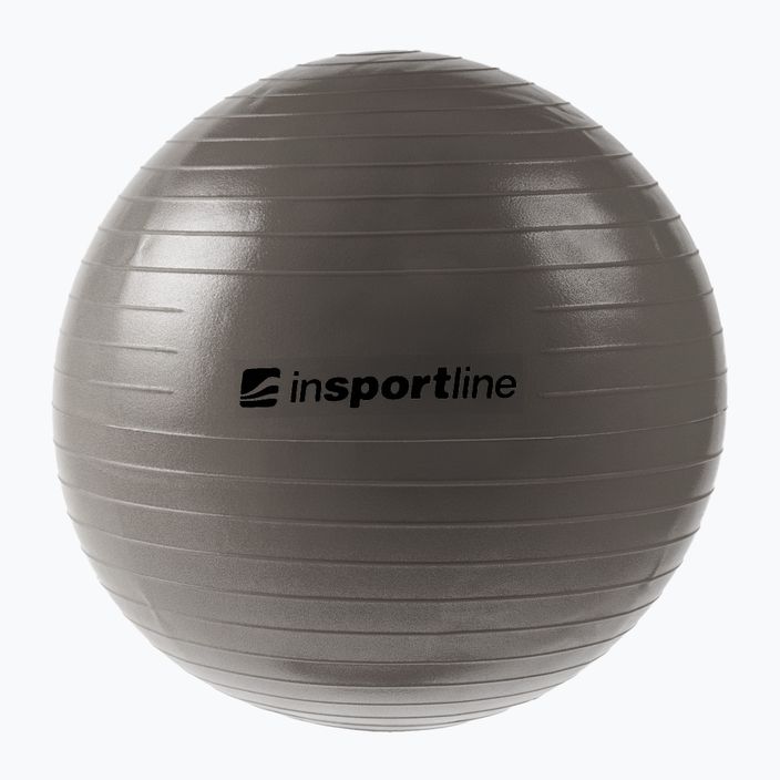 Piłka gimnastyczna inSPORTline 3908 45 cm szara