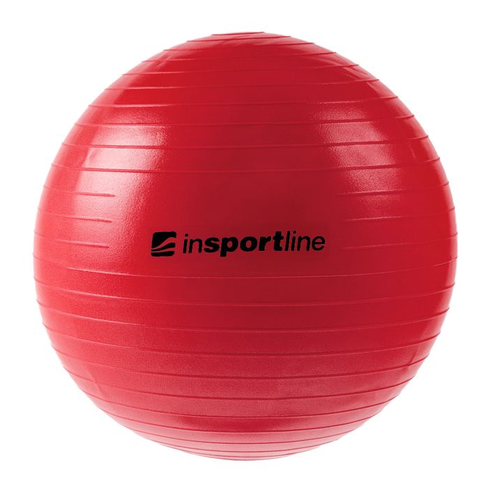 Piłka gimnastyczna inSPORTline 3911 75 cm czerwona 2