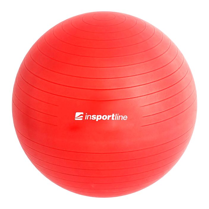 Piłka gimnastyczna inSPORTline 3912 85 cm czerwona 2