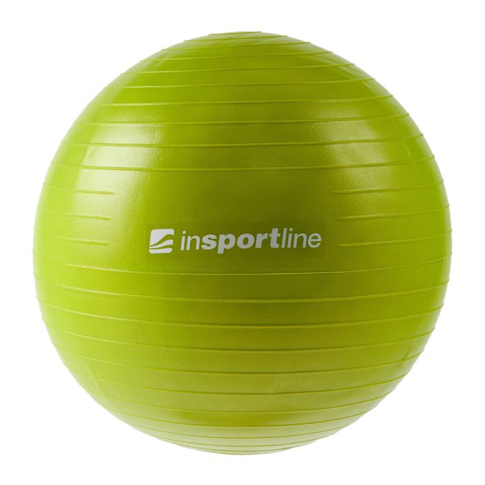 Piłka gimnastyczna inSPORTline 3909 55 cm zielona 2