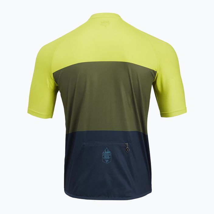 Koszulka rowerowa męska SILVINI Turano Pro żółto-czarna 3120-MD1645/43362 4