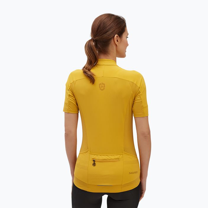 Koszulka rowerowa damska SILVINI Montella żółta 3122-WD2024/63631 2
