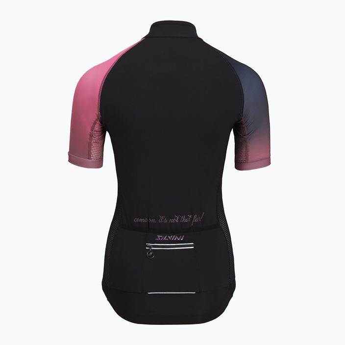 Koszulka rowerowa damska SILVINI Mazzana czarno-różowa 3122-WD2045/8911 5