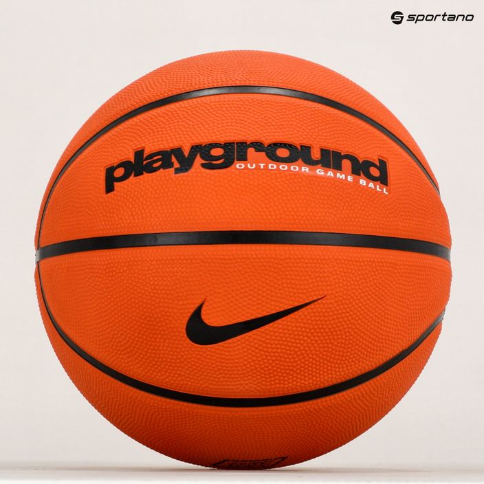 Piłka do koszykówki Nike Everyday Playground 8P Graphic Deflated amber/black rozmiar 7 6